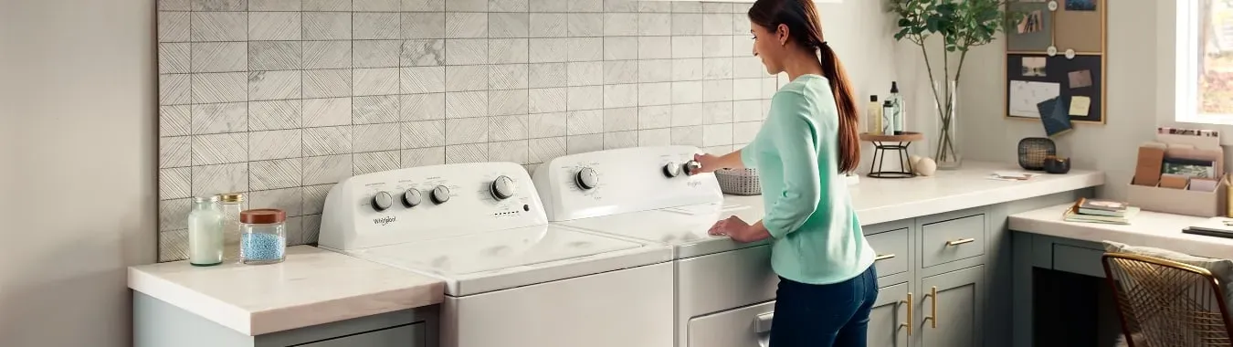 whirlpool top load laundry